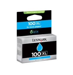Cartouche d'encre Lexmark Cyan 100 XL