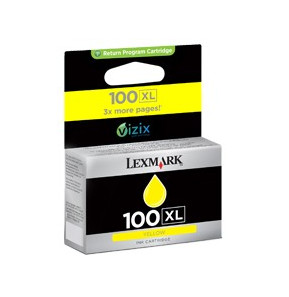Cartouche d'encre Lexmark Jaune 100 XL
