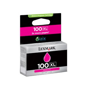 Cartouche d'encre Lexmark Magenta 100 XL