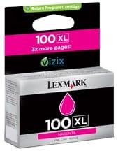 Cartouche d'encre Lexmark Magenta 100 XL