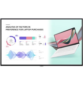 Écran d'affichage standard LG 55" UHD 4K...