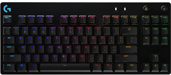 Clavier gaming rétroéclairé mécanique Logitech G PRO - Noir Français Azerty (920-009390)