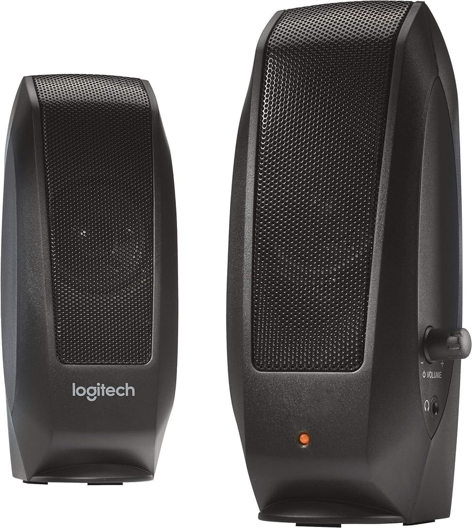 مكبرات صوت للحاسوب Logitech S120 - أسود (980-000010) — صورة 1