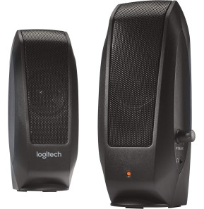 Haut-parleurs Logitech S120 pour PC - Noir (980-000010)