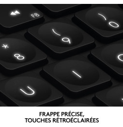Clavier Bluetooth Multidispositif Logitech Craft - Français (AZERTY) (920-008497)