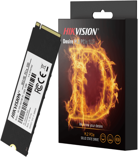 Disque dur interne SSD Hikvision Desire(P) M.2 2280 PCIe Gen3 NVMe 256Go (HS-SSD-DESIRE-P-256G)