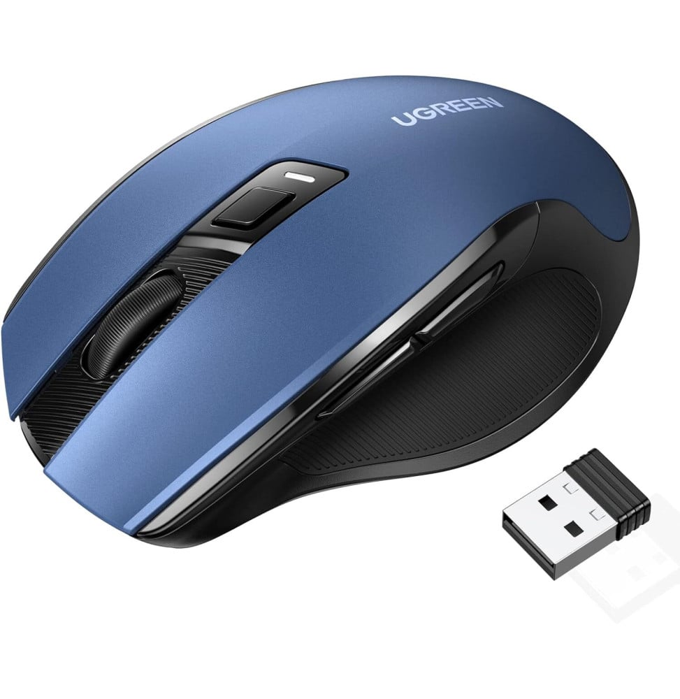 Souris sans fil Ugreen Design Ergonomique 2.4 - Blue (15064)