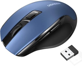 Souris sans fil Ugreen Design Ergonomique 2.4 - Blue (15064)