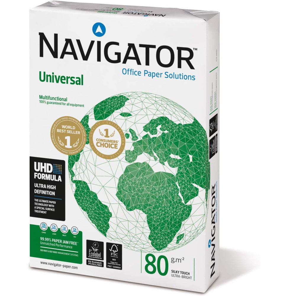 Ramette de papier Navigator Universal NAVA480 Papier A4, 80 g/m² 5