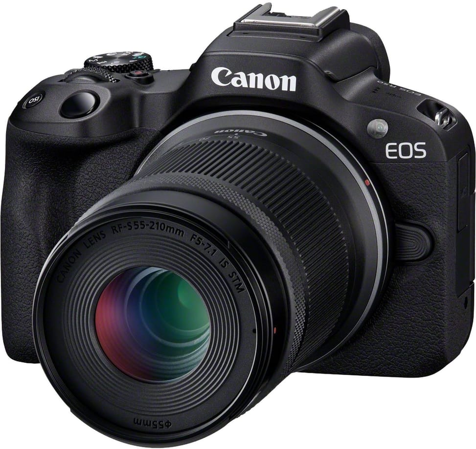 Appareil photo hybride Canon EOS R50 + objectif RF-S 18-45mm IS STM + objectif RF-S 55-210mm IS STM (5811C023AA) — image 3