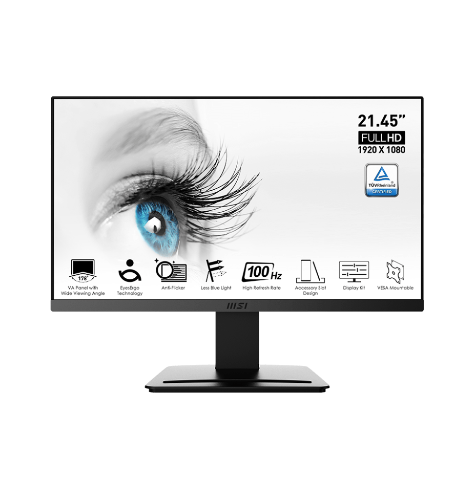 Écran 21.45" Full HD MSI Pro MP223 (9S6-3PB9CH-001)