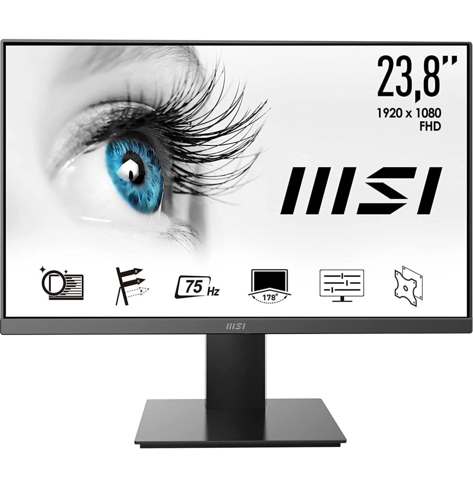 Écran 23" Full HD MSI Pro MP241X (9S6-3BA9CH-015)