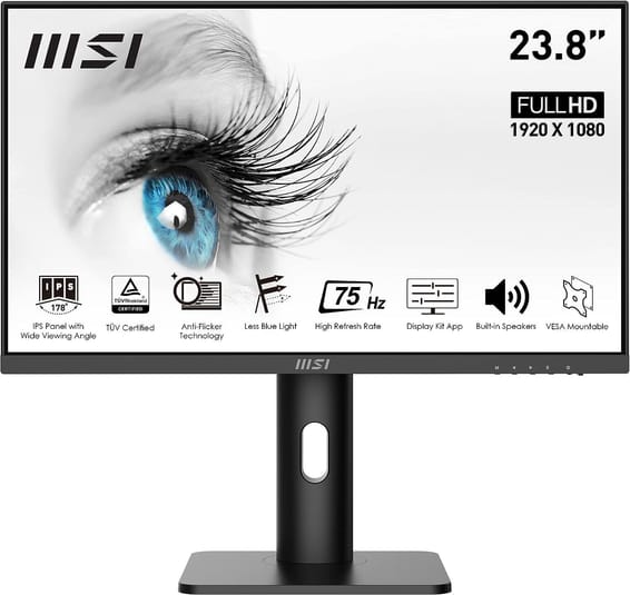 Écran 23.8" Full HD MSI PRO MP243P (9S6-3PB59H-026)
