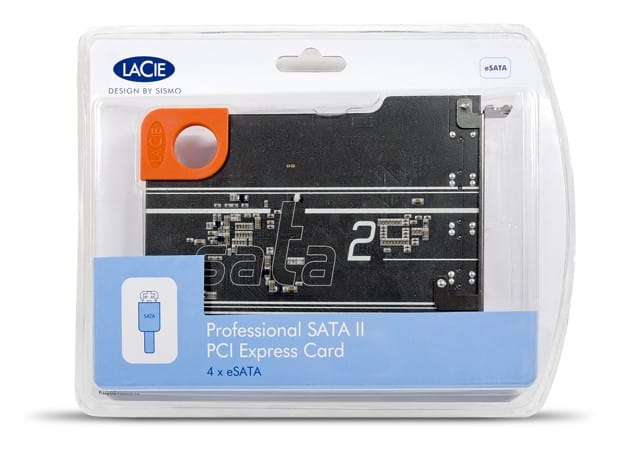 LaCie Professional SATA II PCI Express Card - 4 ports eSATA — image 3