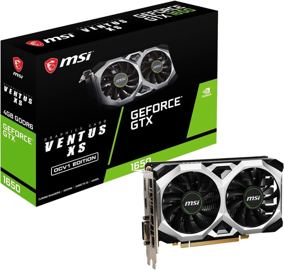 Carte Graphique GeForce GTX 1650 D6 VENTUS XS OCV1 (912-V809-3831) — image 1