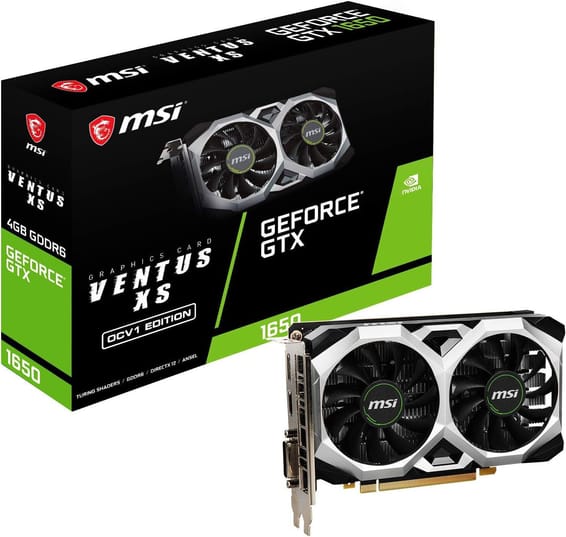 Carte Graphique GeForce GTX 1650 D6 VENTUS XS OCV1 (912-V809-3831)