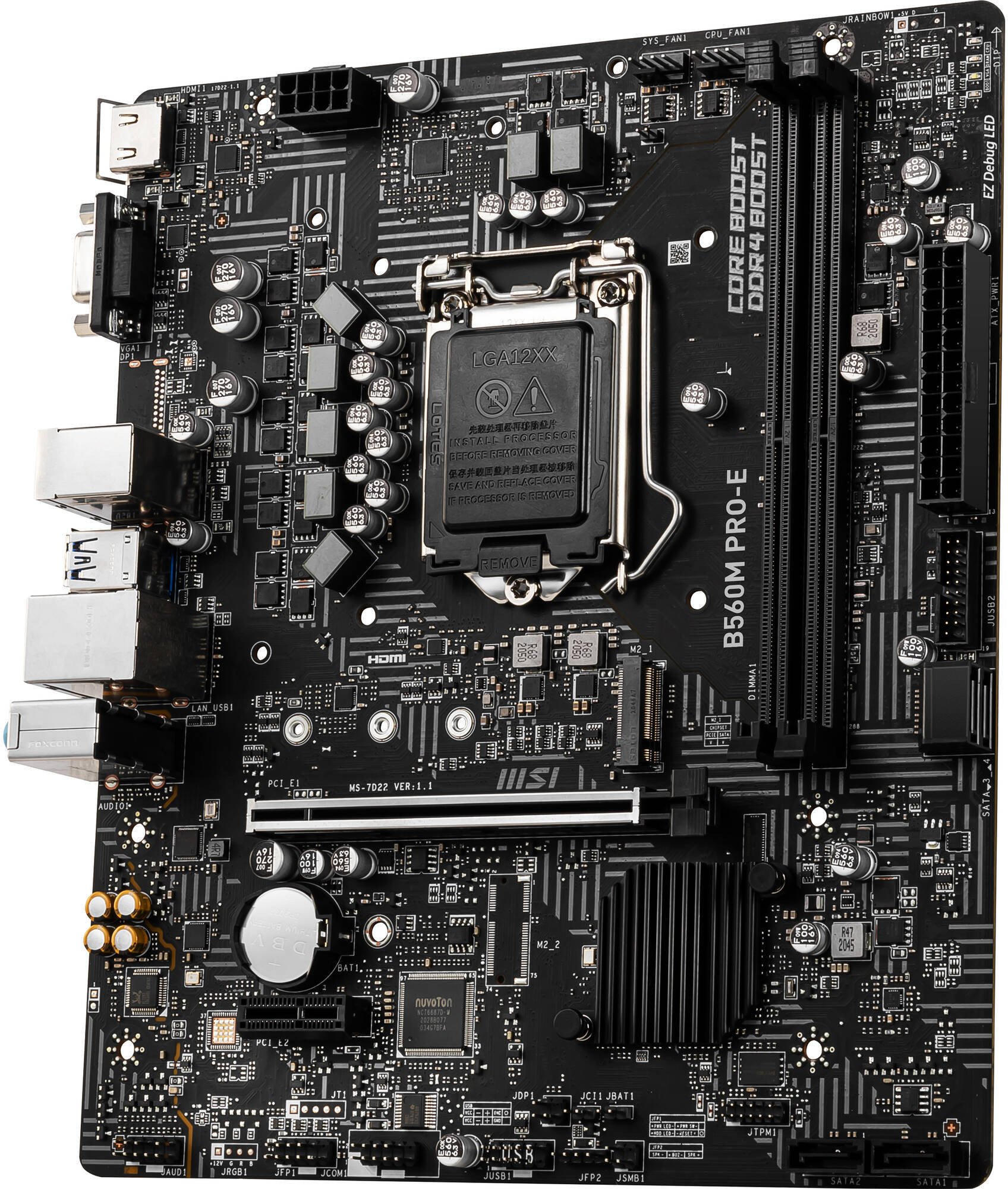 Carte Mère Intel MSI MS-7D22\B560M PRO-E (911-7D22-074) prix Maroc