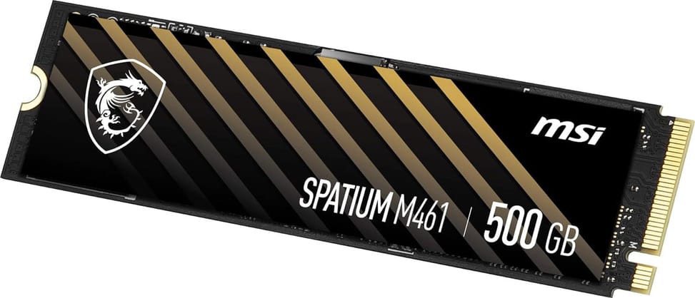 Disque Dur interne SSD MSI ‎‎Spatium M461 PCIe 4.0 NVMe M.2 500 Go (S78-440K260-P83) — image 4