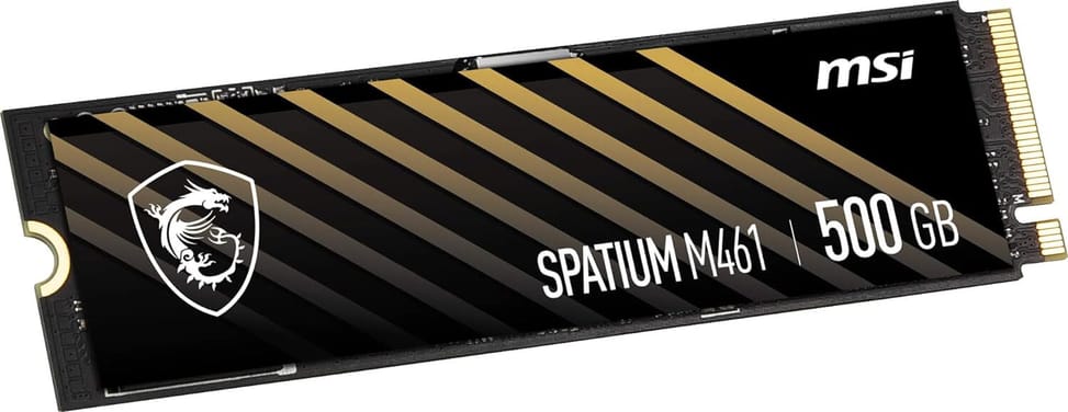 Disque Dur interne SSD MSI ‎‎Spatium M461 PCIe 4.0 NVMe M.2 500 Go (S78-440K260-P83) — image 2