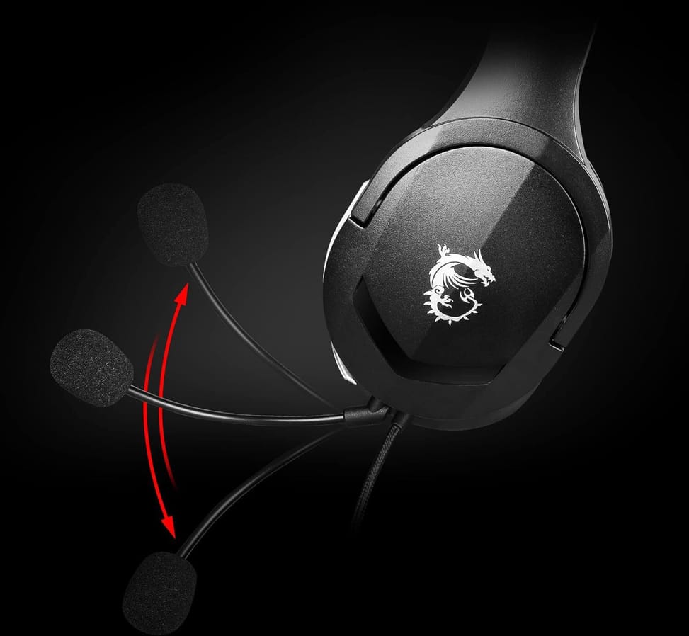 Casque gaming MSI Immerse GH20 - Jack 3,5 mm (S37-2101030-SV1) — image 3