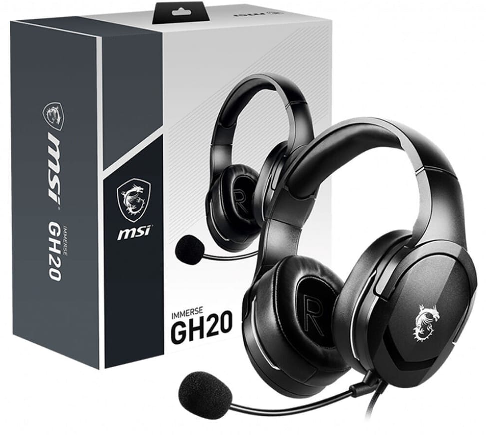 Casque gaming MSI Immerse GH20 - Jack 3,5 mm (S37-2101030-SV1) — image 5