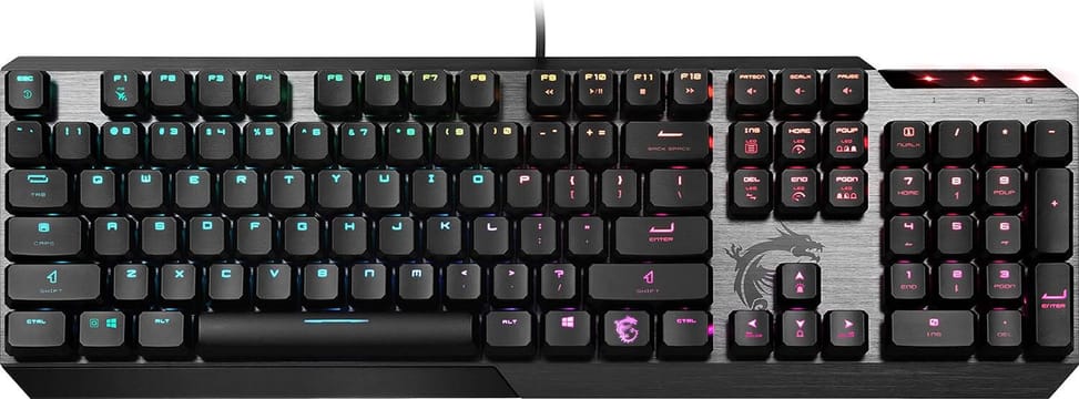 Clavier gaming rétroéclairé mécanique MSI VIGOR GK50 low profile - AZERTY (S11-04FR238-GA7) — image 2