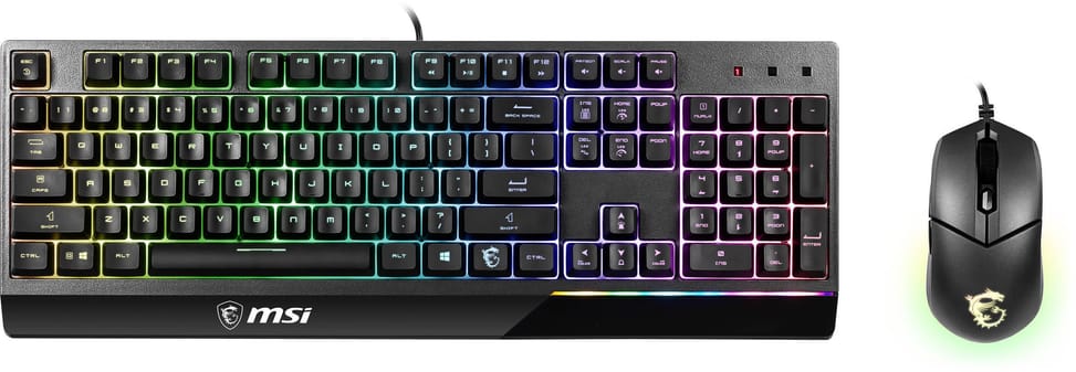Pack clavier souris filaires MSI Vigor GK30 FR Combo (S11-04FR237-CLA) — image 2