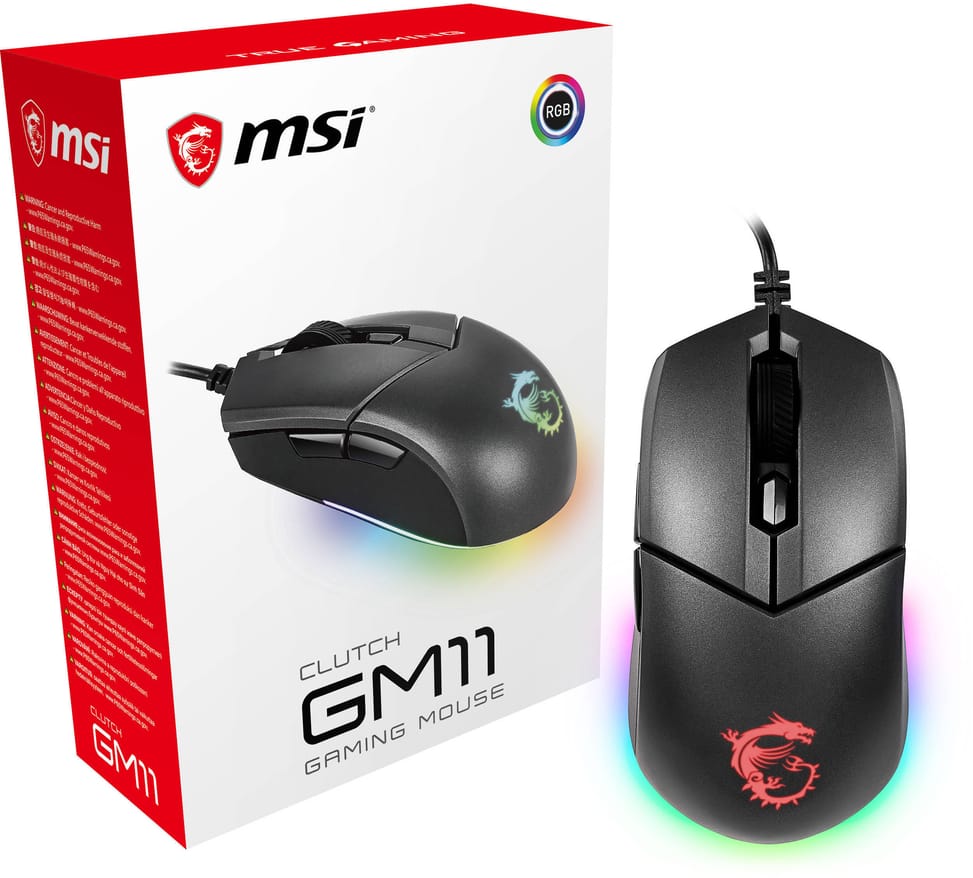 Souris gaming filaire MSI Clutch GM11 (S12-0401650-CLA) — image 6