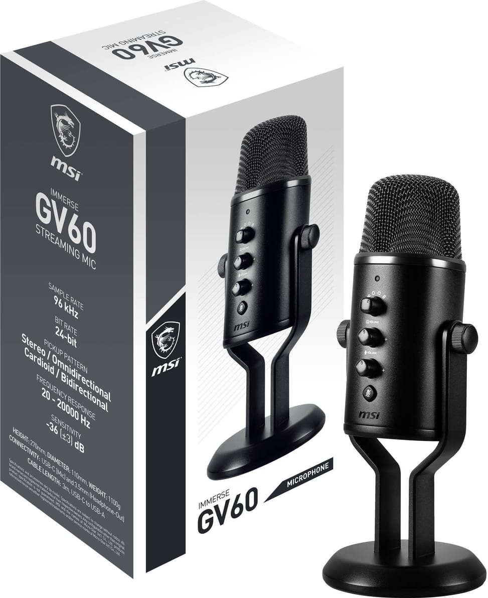 Microphone USB MSI Immerse GV60 (OS3-XXXX031-000) — image 11