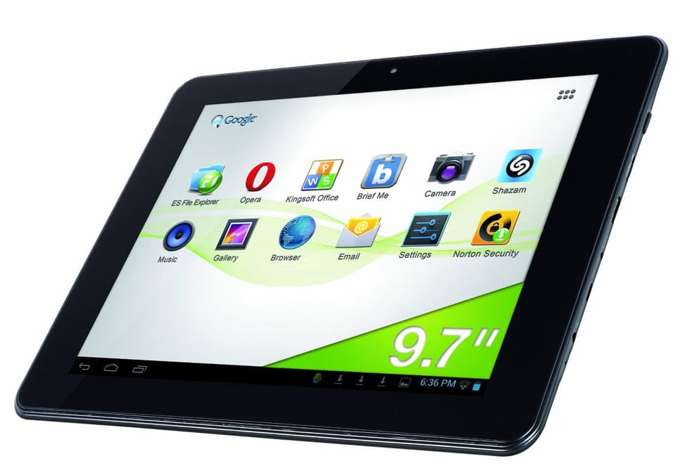 Tablette Memup SLIDEPAD NG 9716DC 9.7" Capacitif - 16 GB WiFi Bluetooth — image 1