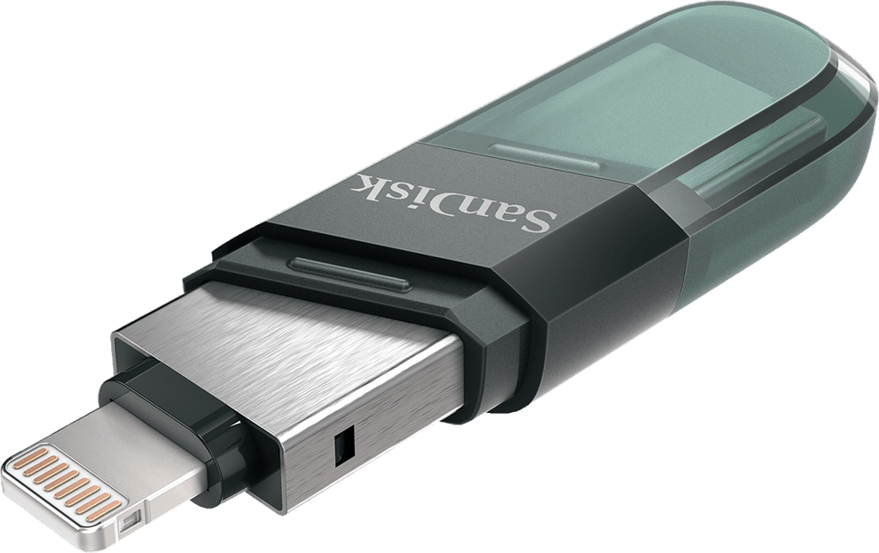Clé Double Connectique USB SanDisk iXpand Flip 64 Go (SDIX90N-064G-GN6NN) — image 1