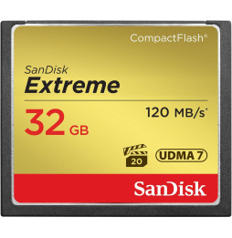 Carte mémoire SanDisk Extreme CompactFlash 32GB (SDCFXSB-032G-G46)