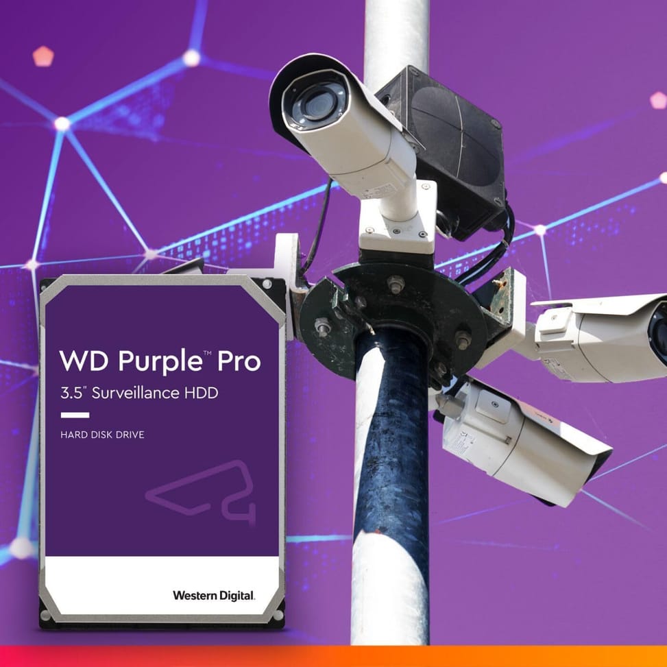 Disque dur interne 3.5" Western Digital Purple Pro 8 To pour la vidéo intelligente (WD101PURP) — image 3