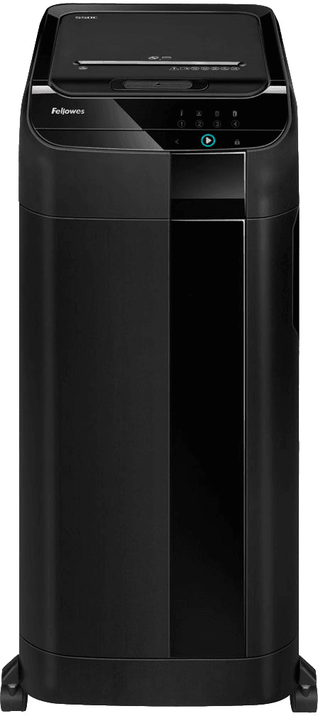 Destructeur Fellowes AutoMax™ 550C — Sécurité P-4 · 83 L · chargeur auto 550 feuilles