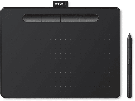 Tablette Graphique Wacom Intuos Moyenne Noir (non Bluetooth) (CTL-6100K-B)