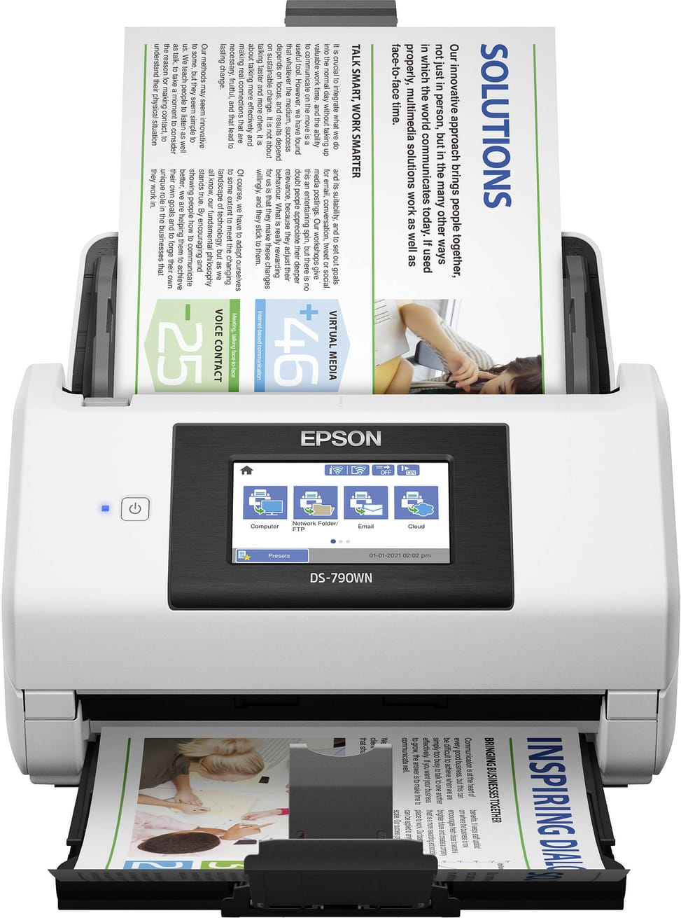 ماسح ضوئي Epson WorkForce DS-790WN (B11B265401BA) — صورة 1