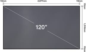 Écran de projection Epson ELPSC36 Laser TV 120" (V12H002AG0) — image 2