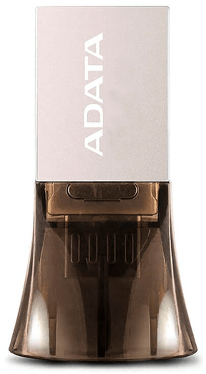 Clé USB 2.0 ADATA OTG USB 2.0 32Go (AUC330-32G-RBK) — image 2