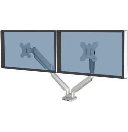 Bras porte-écrans double Fellowes - Platinum (8056501)