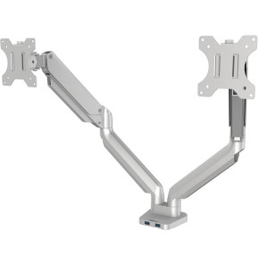 Bras porte-écrans double Fellowes - Platinum (8056501)