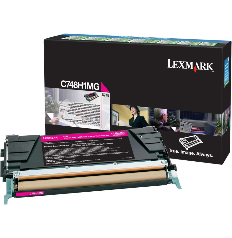 Lexmark C748 Magenta - Toner Lexmark programme de retour (C748H1MG) 