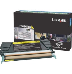 Lexmark  C748 Jaune - Toner Lexmark programme de retour (C748H1YG)