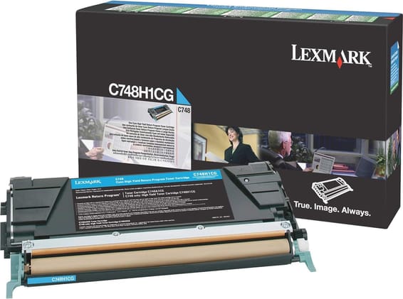 Lexmark C748 Cyan - Toner Lexmark programme de retour (C748H1CG)