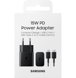 Chargeur Samsung Type-C vers Type-C 15W (EP-T1510XBEGWW)