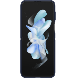 Coque en silicone avec anneau pour Galaxy Z Flip4