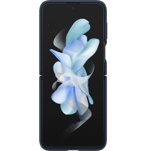 Coque en silicone avec anneau pour Galaxy Z Flip4