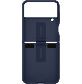 Coque en silicone avec anneau pour Galaxy Z Flip4
