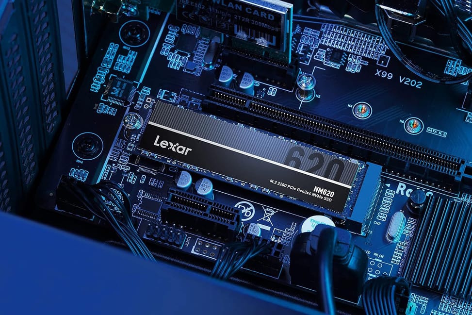 Disque Dur interne SSD Lexar NM620 M.2 2280 PCIe Gen3 x4 NVMe 1To (LNM620X001T-RNNNG) — image 3