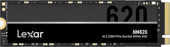 Disque Dur interne SSD Lexar NM620 M.2 2280 PCIe Gen3 x4 NVMe 1To (LNM620X001T-RNNNG)