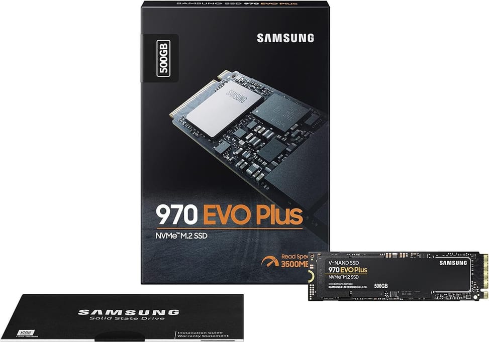 Disque Dur interne SSD Samsung 970 EVO Plus M.2 2280 PCIe Gen3 x4 NVMe 500 Go (MZ-V7S500BW) — image 5